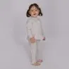 Set côtelé bébé avec volant et cut out cœur - KONTAKT