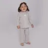 Set côtelé bébé avec volant et cut out cœur - KONTAKT