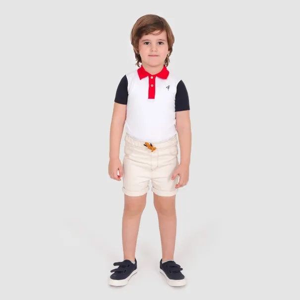Short bébé en sergé de coton - KONTAKT