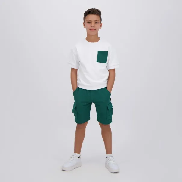 Short cargo garçon en molleton - KONTAKT