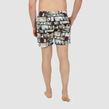 Short de bain homme court imprimé SURFING - KONTAKT