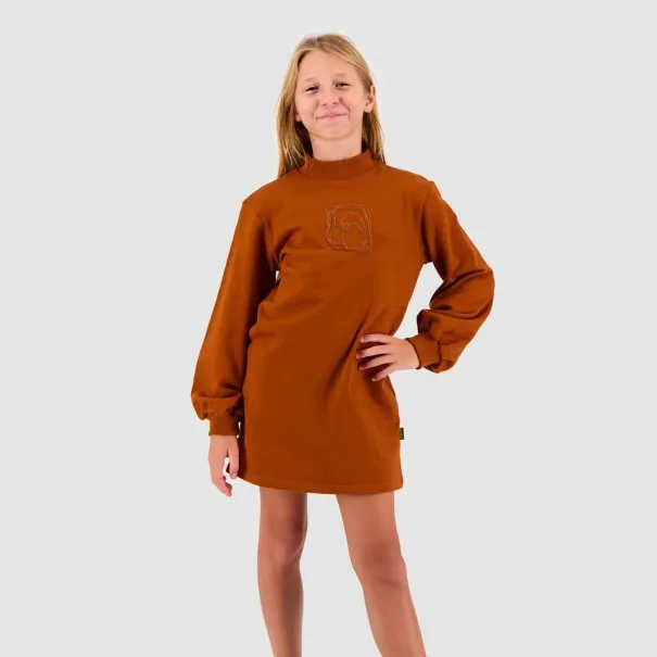 Robe sweat fille col cheminé THE CAMEL - KONTAKT