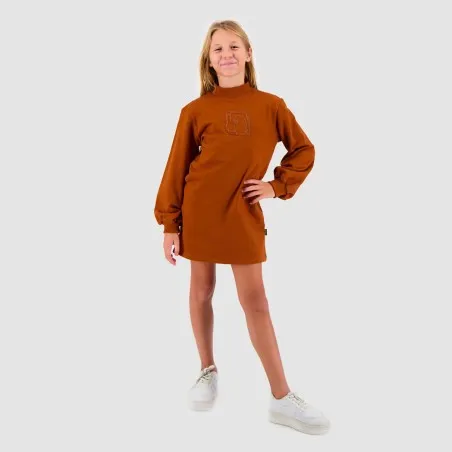 Robe sweat fille col cheminé THE CAMEL - KONTAKT