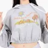 Hoodie femme manches poète - KONTAKT