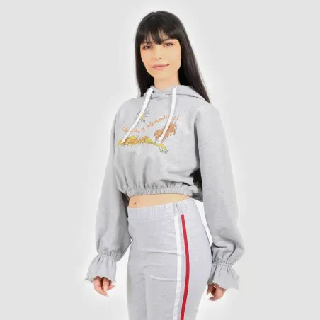 Hoodie femme manches poète - KONTAKT