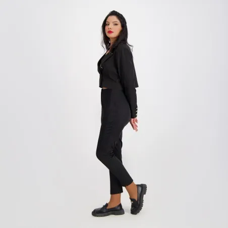 Pantalon tailleur femme taille haute - KONTAKT