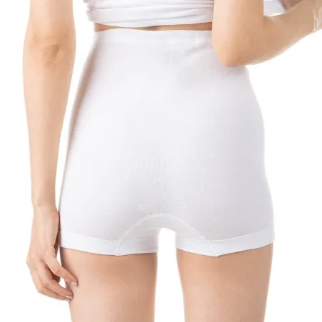 Panty taille haute senior en tricot côtelée uni - KONTAKT