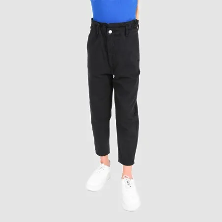 Paperbag jeans fille - KONTAKT