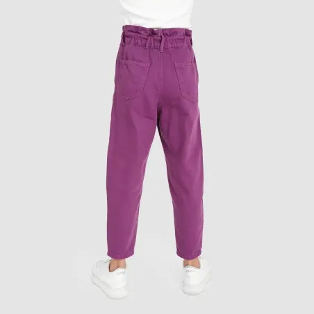 Paperbag jeans fille - KONTAKT