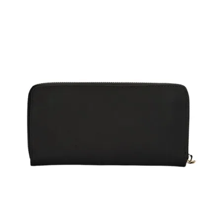 Tommy Jeans – Portefeuille Tommy Hilfiger souple à fermeture éclair pour femme TH – Noir - TOMMY JEANS