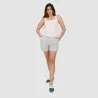 Short court femme avec poches plaqués - KONTAKT