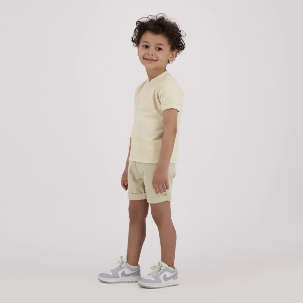 Polo bébé col mao avec broderie - KONTAKT
