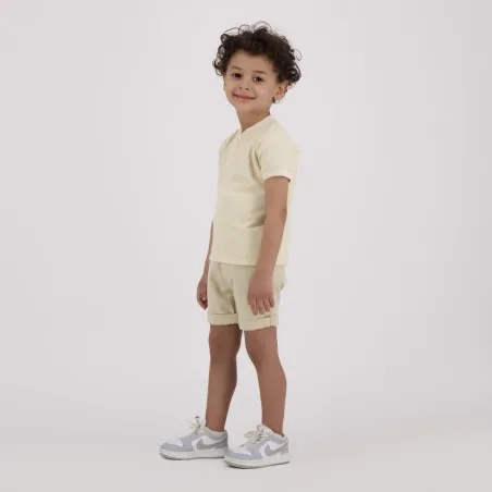 Polo bébé col mao avec broderie - KONTAKT