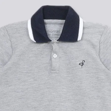 Polo bébé manches longues avec broderie - KONTAKT