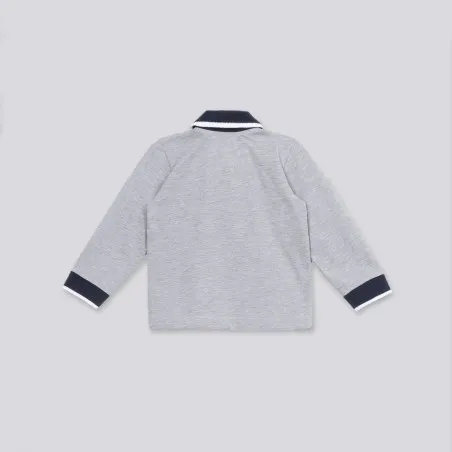 Polo bébé manches longues avec broderie - KONTAKT