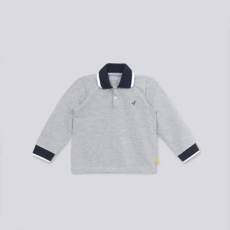 Polo bébé manches longues avec broderie - KONTAKT