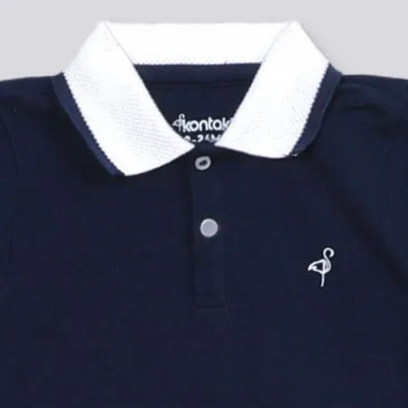 Polo bébé manches longues avec broderie - KONTAKT