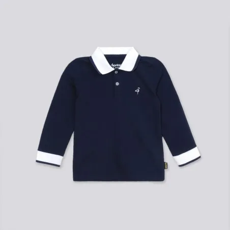 Polo bébé manches longues avec broderie - KONTAKT