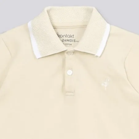 Polo bébé manches longues avec broderie - KONTAKT