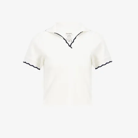 Polo côtelé femme manches courtes - KONTAKT