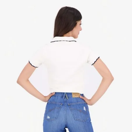 Polo côtelé femme manches courtes - KONTAKT