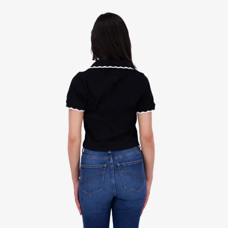 Polo côtelé femme manches courtes - KONTAKT