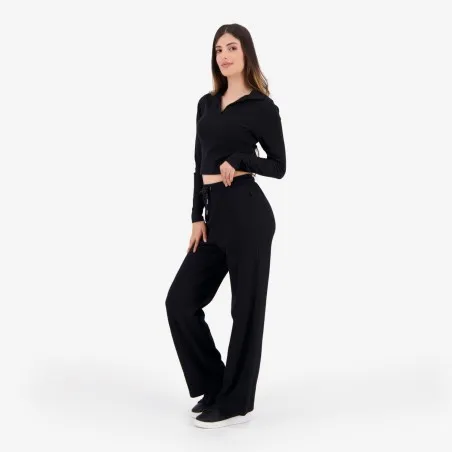 Polo côtelé femme manches longues - KONTAKT