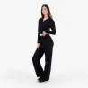 Polo côtelé femme manches longues - KONTAKT