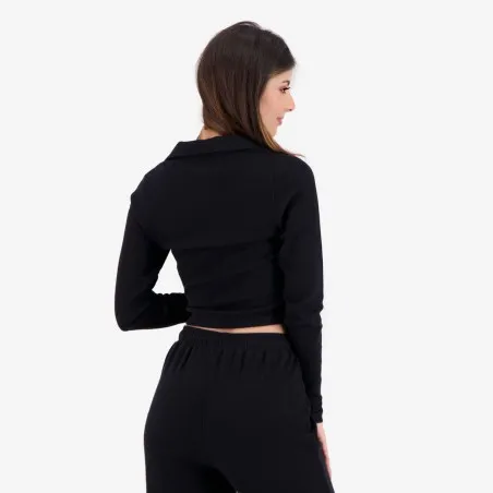 Polo côtelé femme manches longues - KONTAKT