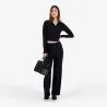 Polo côtelé femme manches longues - KONTAKT