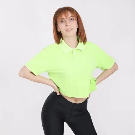 Polo crop femme - KONTAKT