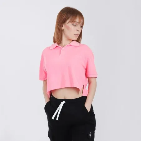 Polo crop femme - KONTAKT