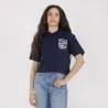 Polo crop femme manches courtes - KONTAKT