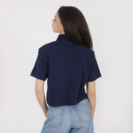 Polo crop femme manches courtes - KONTAKT