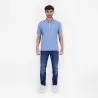 Polo délavé homme manches courtes avec broderie - KONTAKT