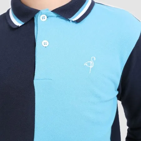 Polo garçon bi-couleurs - KONTAKT