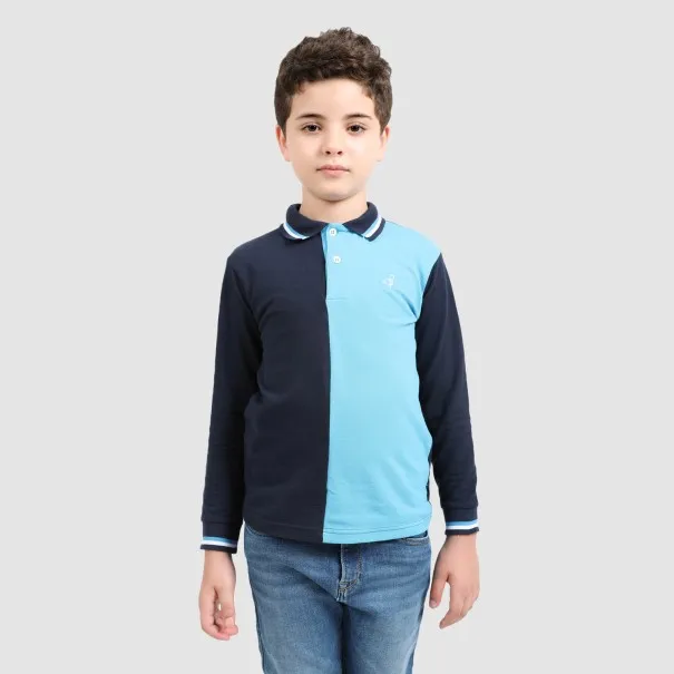 Polo garçon bi-couleurs - KONTAKT