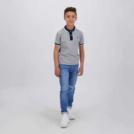 Polo garçon manches courtes avec broderie - KONTAKT