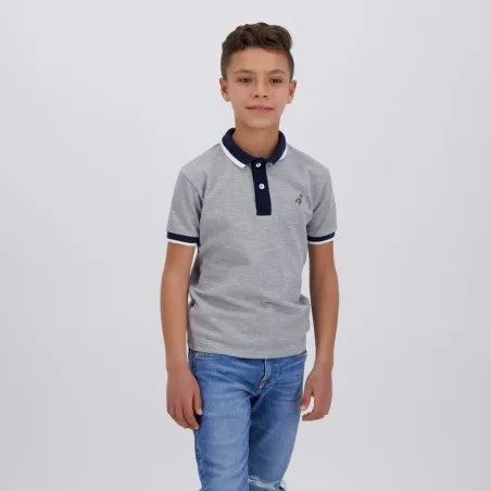Polo garçon manches courtes avec broderie - KONTAKT