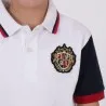 Polo garçon manches courtes avec patch - KONTAKT