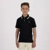 Polo garçon manches courtes en jersey avec broderie - KONTAKT