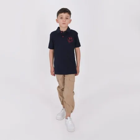 Polo garçon manches courtes SMILEY - KONTAKT