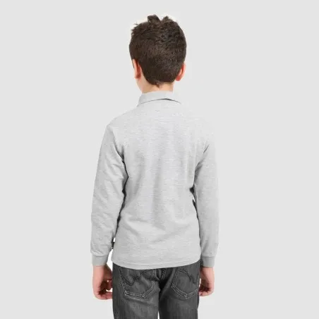 Polo garçon manches longues avec broderie - KONTAKT