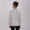 Polo garçon manches longues col mao avec broderie - KONTAKT