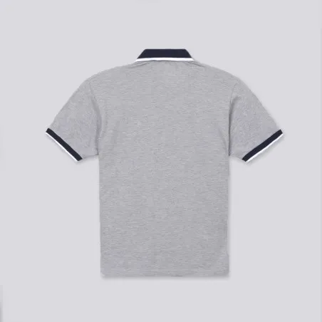 Polo homme manches courtes avec broderie et patte contrasté - KONTAKT
