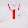 Polo homme manches courtes avec broderie et patte contrasté - KONTAKT