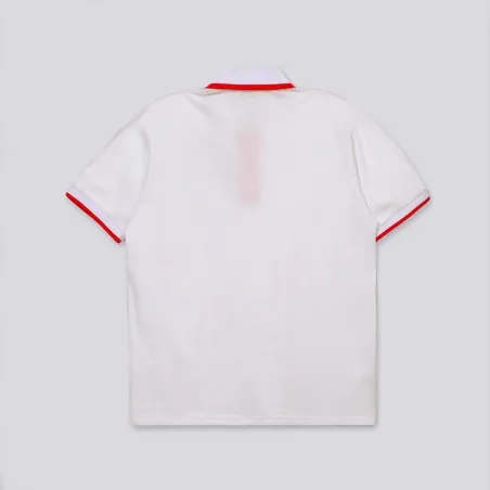 Polo homme manches courtes avec broderie et patte contrasté - KONTAKT