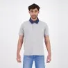 Polo homme manches courtes avec col en denim - KONTAKT