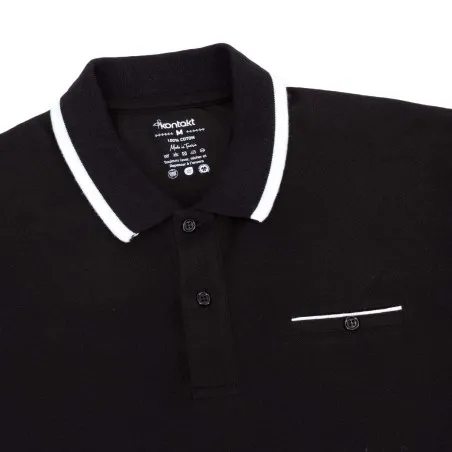 Polo homme manches courtes avec poche passepoilée - KONTAKT