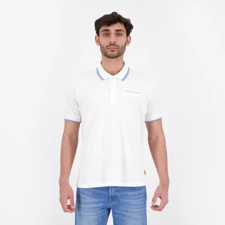 Polo homme manches courtes avec poche passepoilée - KONTAKT